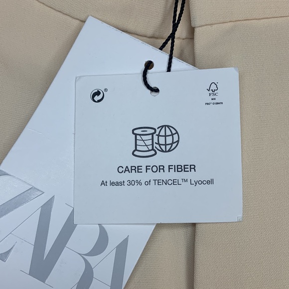 ZARA full length wide leg trousers/pants NWT - Picture 10 of 10